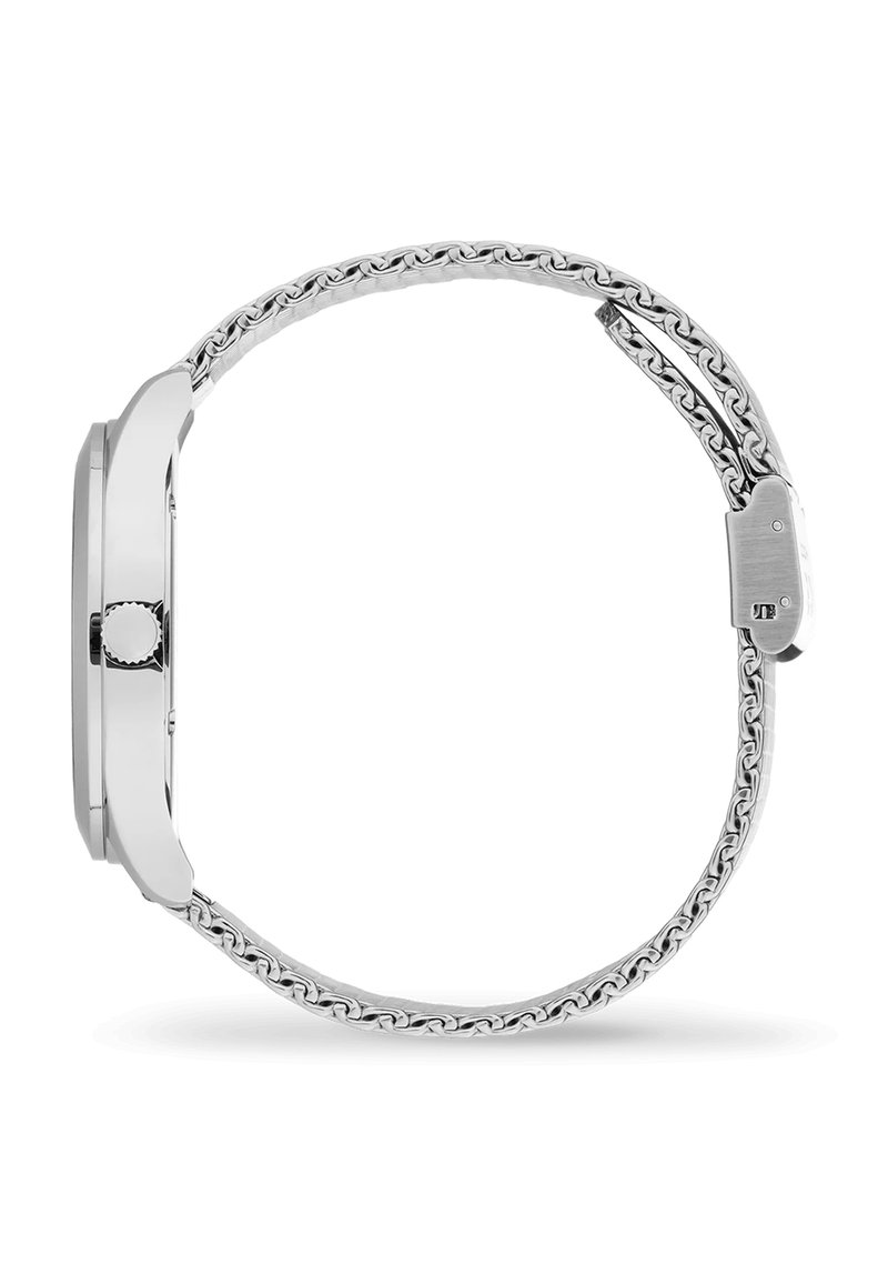 ICE-WATCH ICE Steel Solar - Orologio Da Uomo Con Bracciale In Metallo Medium (43 Mm) - Quadrante Blu Scuro E Oro Rosa - Alimentazione Solare