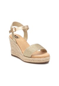 XTI Sandali Donna Con Fibbia E Strass, Suola Piatta, Modello 143861, Vegani - 4