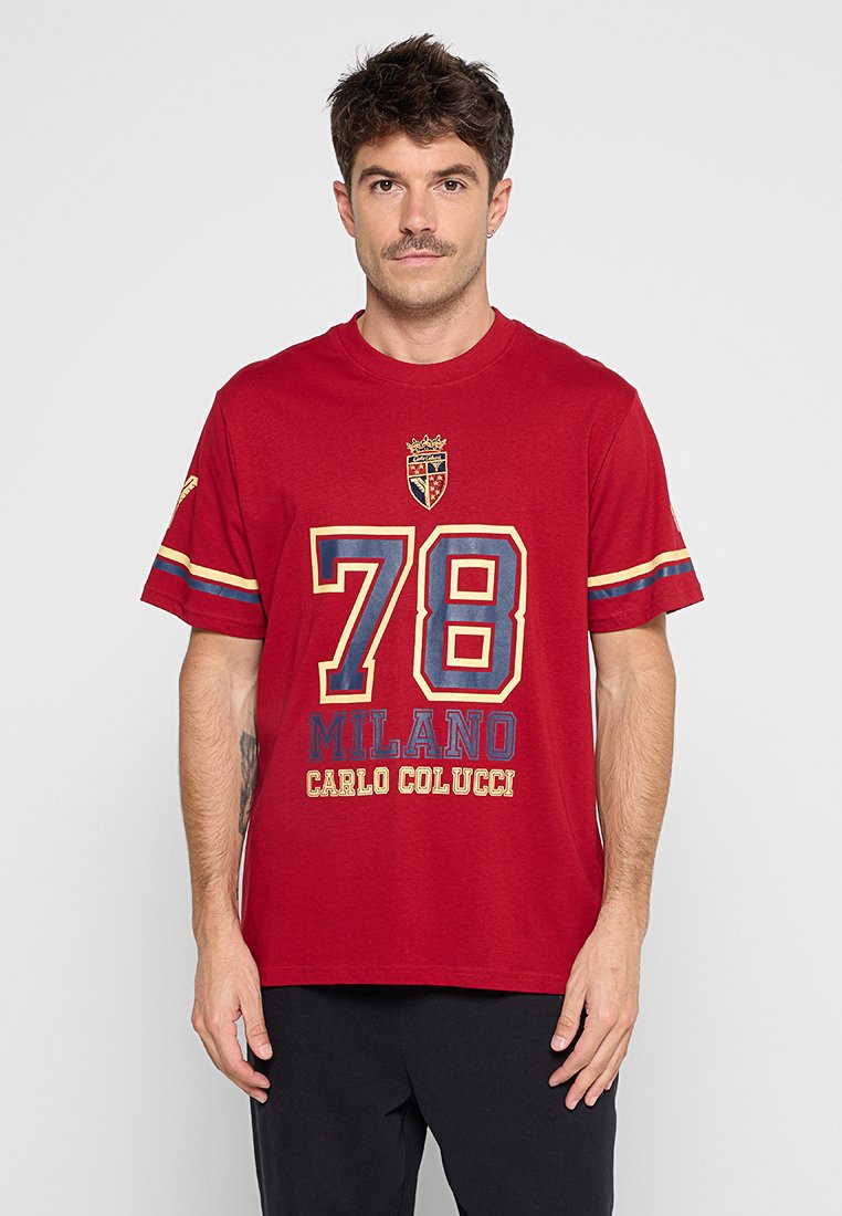 carlo colucci T-shirt print meerkleurig
