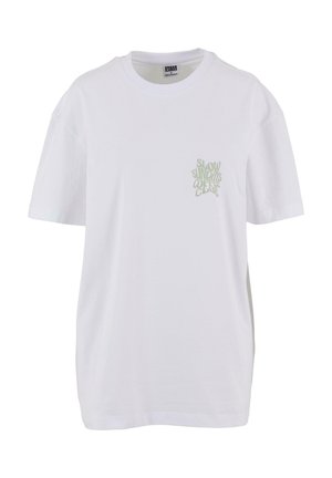 Urban Classics LOGO  - Printtipaita - white