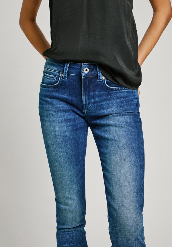 SKINNY JEANS LW SOHO - Jeans Skinny Fit - dark used powerflex2