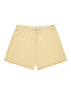 Copenhagen Colors POINTELLE HEART SHORTS - Šortky - pale yellow