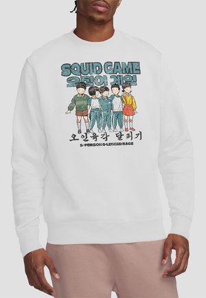 SQUID GAME 5 PERSON 6 LEGGED RACE - Sweatshirt - white