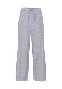 SKYEMW WIDE - Nadrágok - dark sapphire blue striped