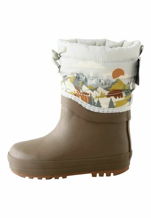 Next, REGULAR FIT  - Gummistøvler - neutral brown bear scene