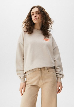 WITH SLOGAN - Bluza - off white