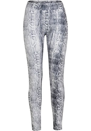 LADIES PATTERN LEGGINGS - Tamprės – kelnės - white