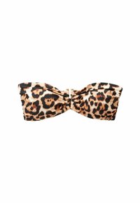 TRIM BANDEAU - Bikini pezzo sopra - leopard print