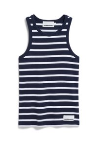 KANITAA STRIPES - Débardeur - night sky white