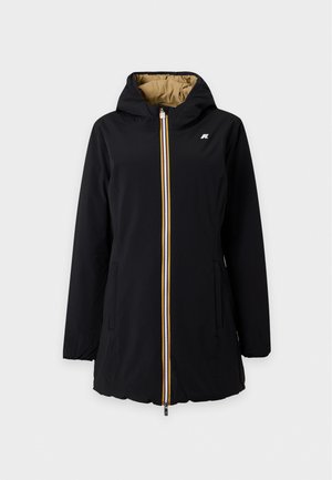 K-Way, DENISE WARM DOUBLE - Зимно яке - black pure/beige khaki