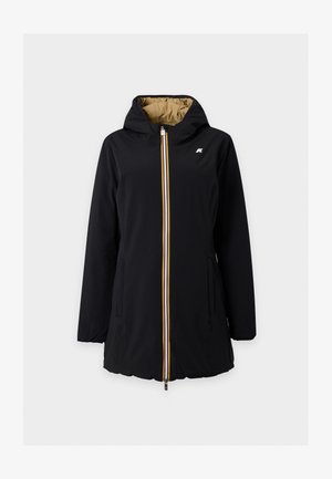 K-Way, DENISE WARM DOUBLE - Зимно яке - black pure/beige khaki