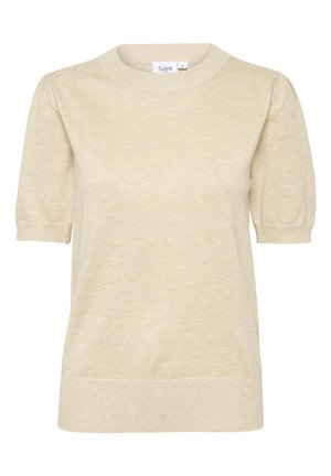 MILA - T-Shirt basic - jojoba melange