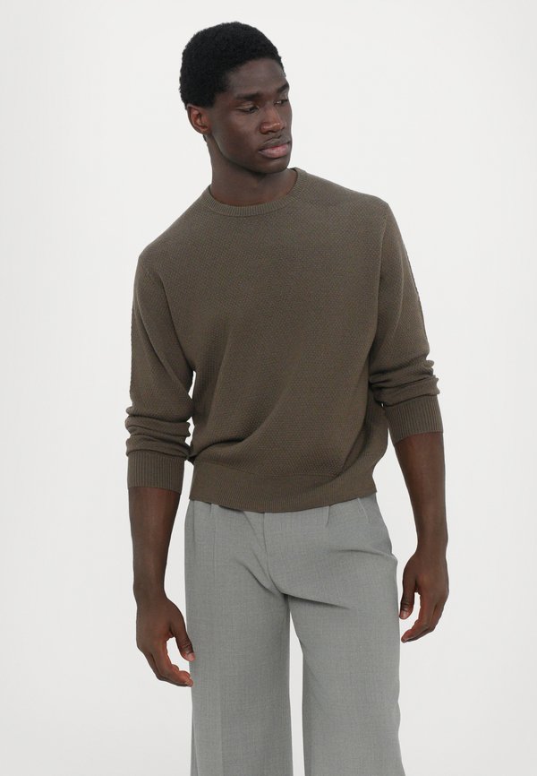 MOSS SWEATER - Jumper - dark sage4