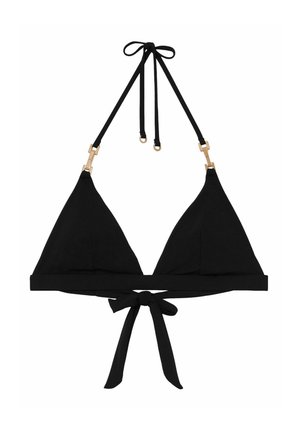 Reiss RIAH TRIANGLE HALTER NECK - Bikiinide ülaosa - black