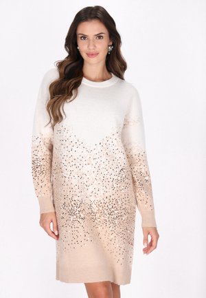 faina, Strikkjoler - wollweiss beige