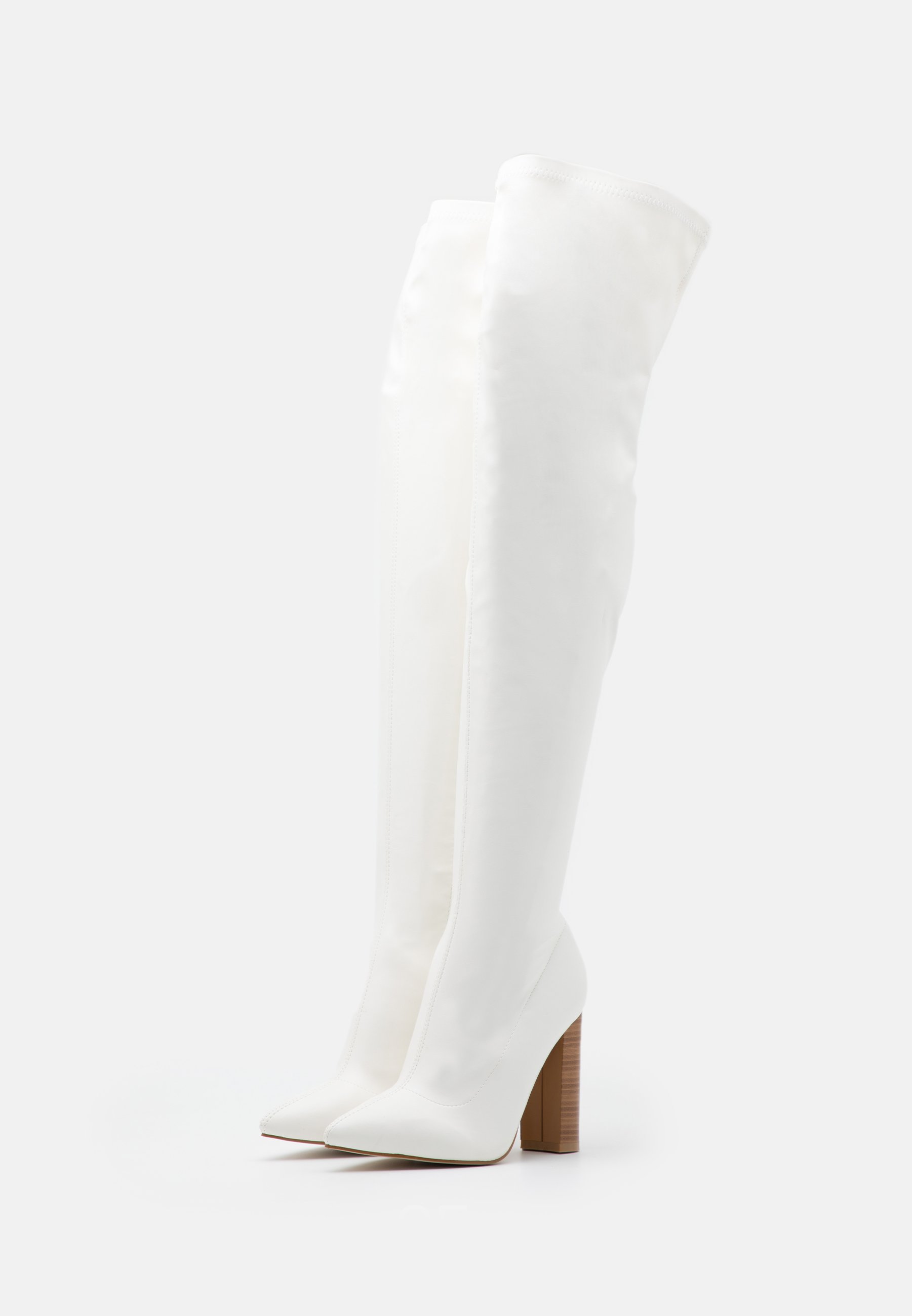overknee laarzen wit