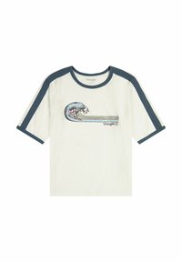 SHORT SLEEVE RINGER - T-shirt med print - vintage white