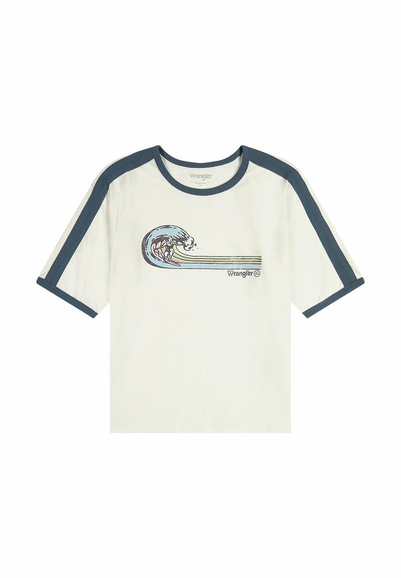 Wrangler T-shirt print crème