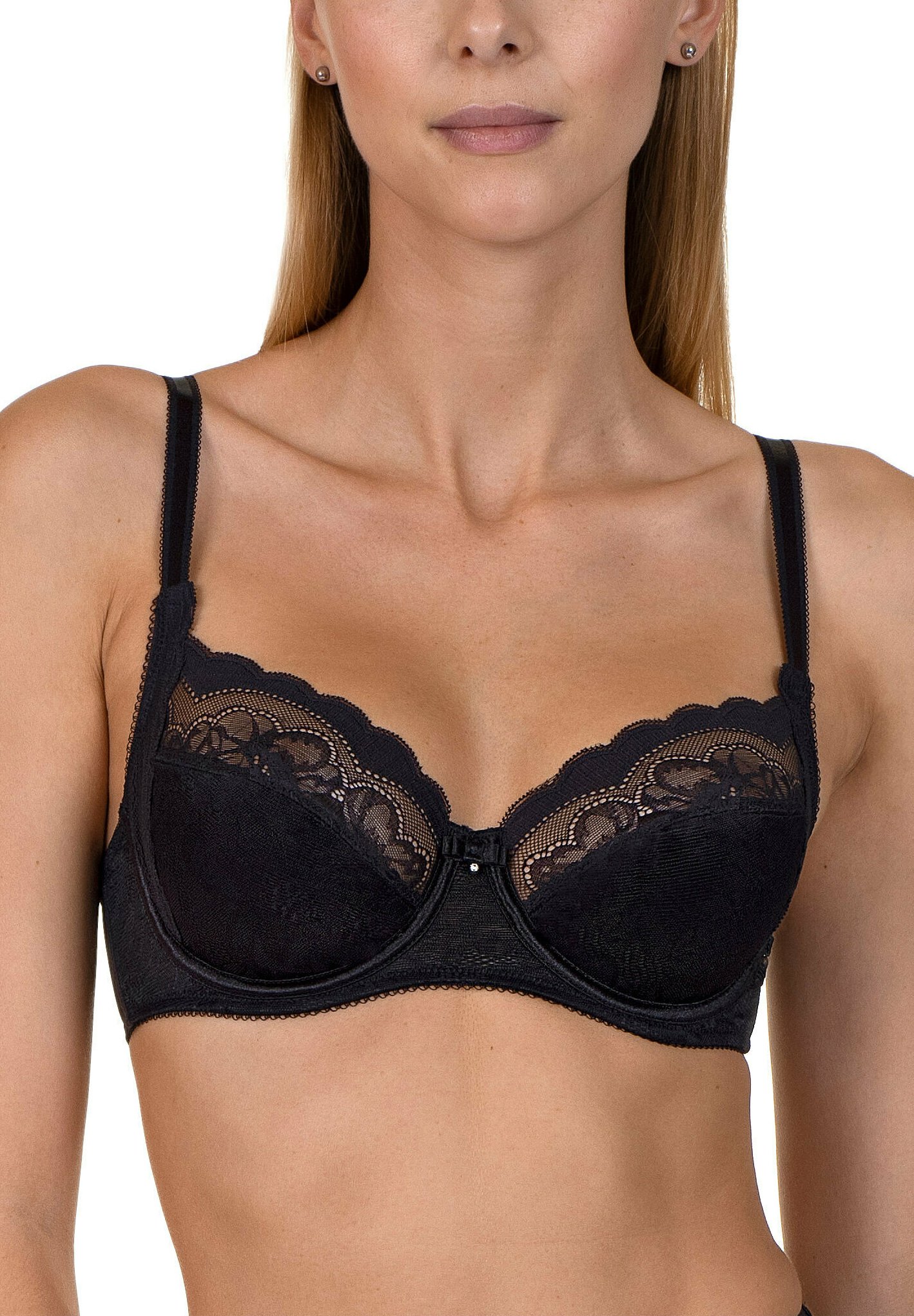 Soutien-gorge LISCA ZANA à Coque Mousse Brodé Rose - Taille 95B Neuf Avec étiquettes