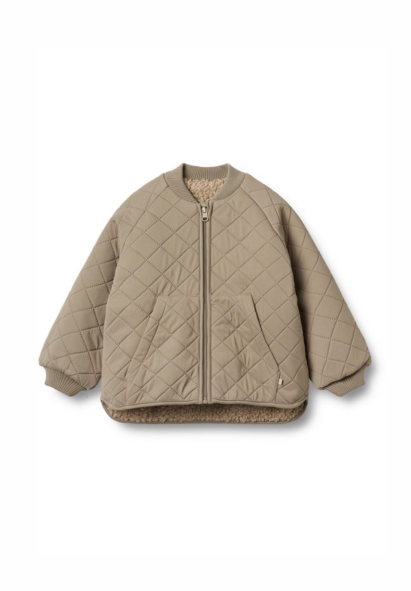 WENDE - Bomberjacke - beige stone