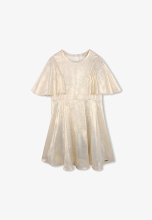 Michael Kors Kids, ROBE MANCHES COURTES - Robe de soirée - aspen gold-coloured