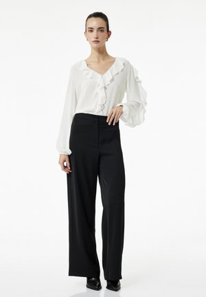 Koton, RUFFLE - Blusa - beige