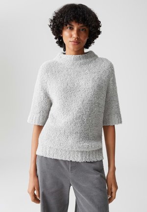 T-shirt basic - hazy fog melange