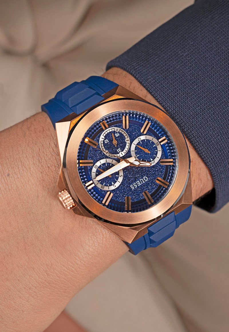 Guess DASHBOARD Cronografo blue/blu Zalando