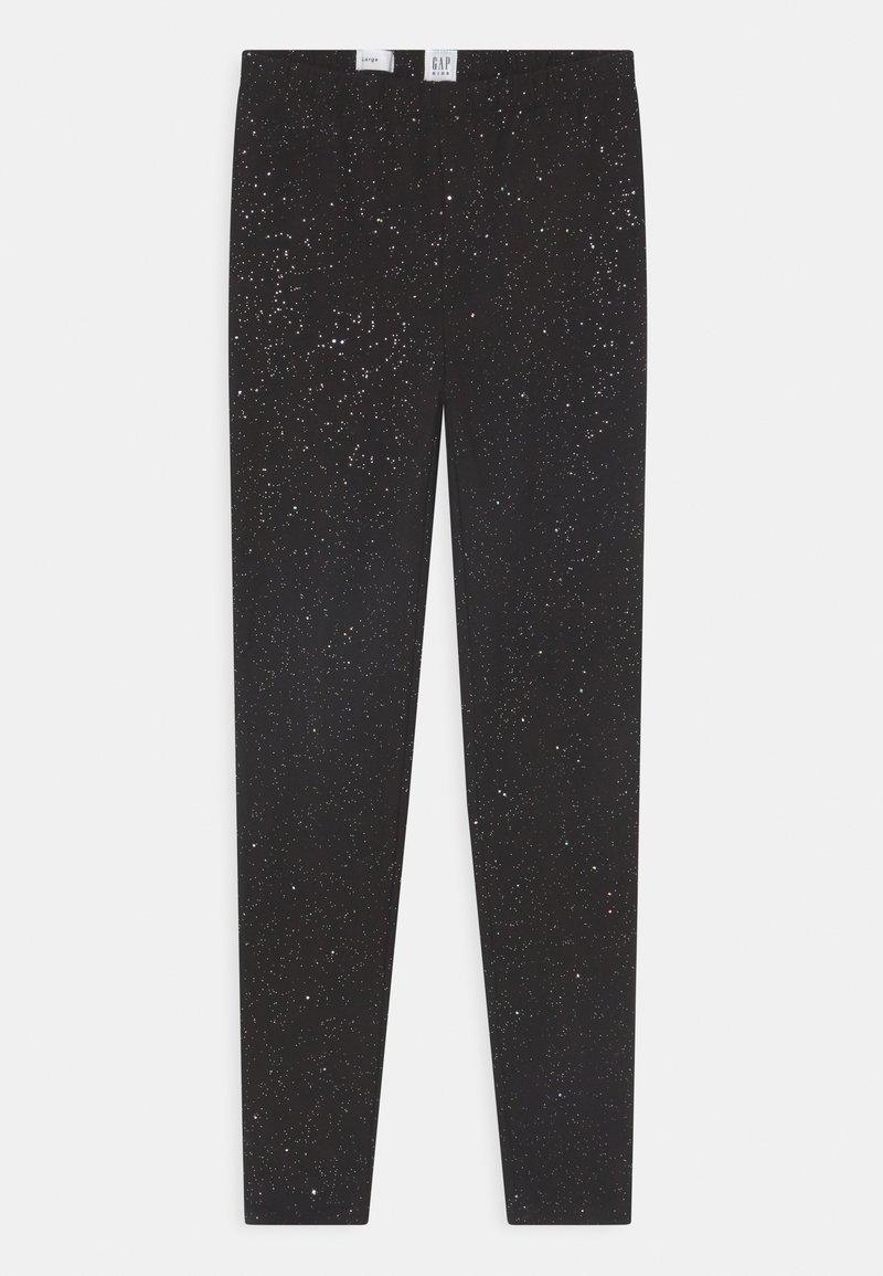 GAP KIDS SPARKLE LEGGINGS IN STRETCH JERSEY - Leggings - Calças - true black