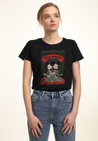 Disney MICKEY & FRIENDS MICKEY HELLO DARLING - T-shirts print - black