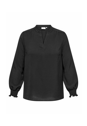 ONLY Carmakoma CARMETTA LIFE V-NECK - Blouse - black