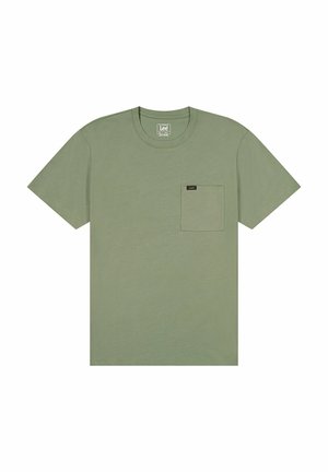 Lee SHORT SLEEVE ULTIMATE POCKET - Camiseta básica - olive stone