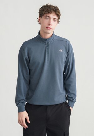The North Face ESSENTIAL RELAXED ZIP - Sweatshirt - granite grey