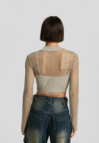 Bershka Stickad tröja - beige