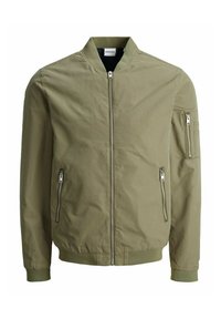 Jack & Jones BASIC ÜBERGANGS STRETCH OHNE KAPUZE ERUSH - Bomberjacke - grün