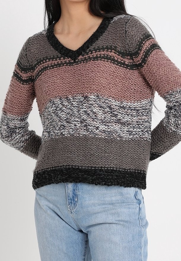 Noisy May Stickad tröja - dark green