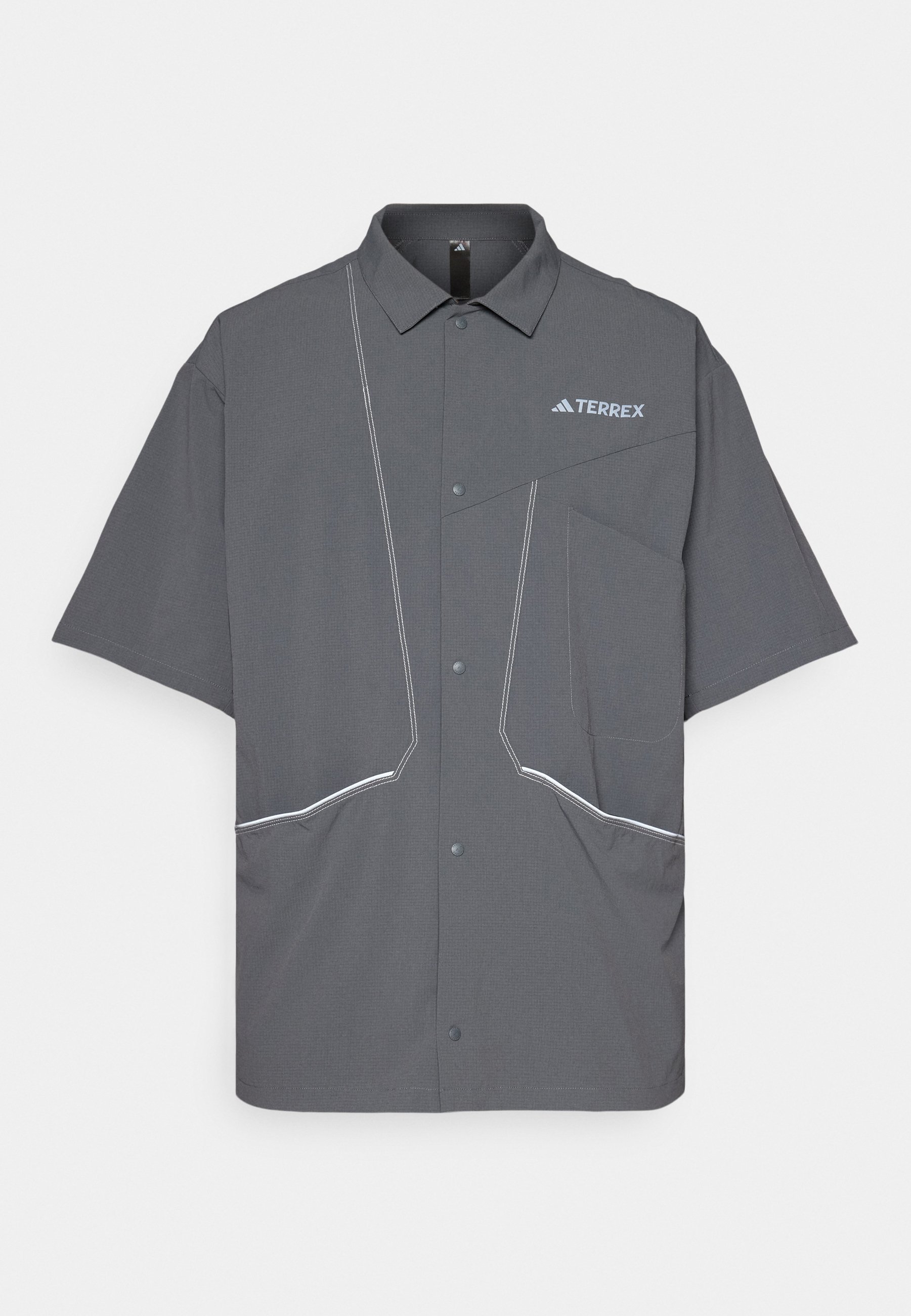 adidas Terrex XPLORIC SHORT SLEEVE - Sports T-shirt - grey six