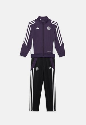 MANCHESTER UNITED TRACK SUIT UNISEX - Article de supporter d'équipe de club - aurora plum/black