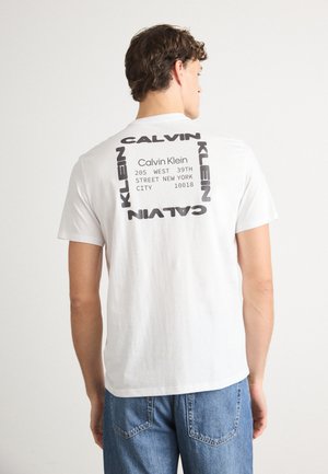 30S BOX GRAPHIC  - Tricou cu imprimeu - brilliant white