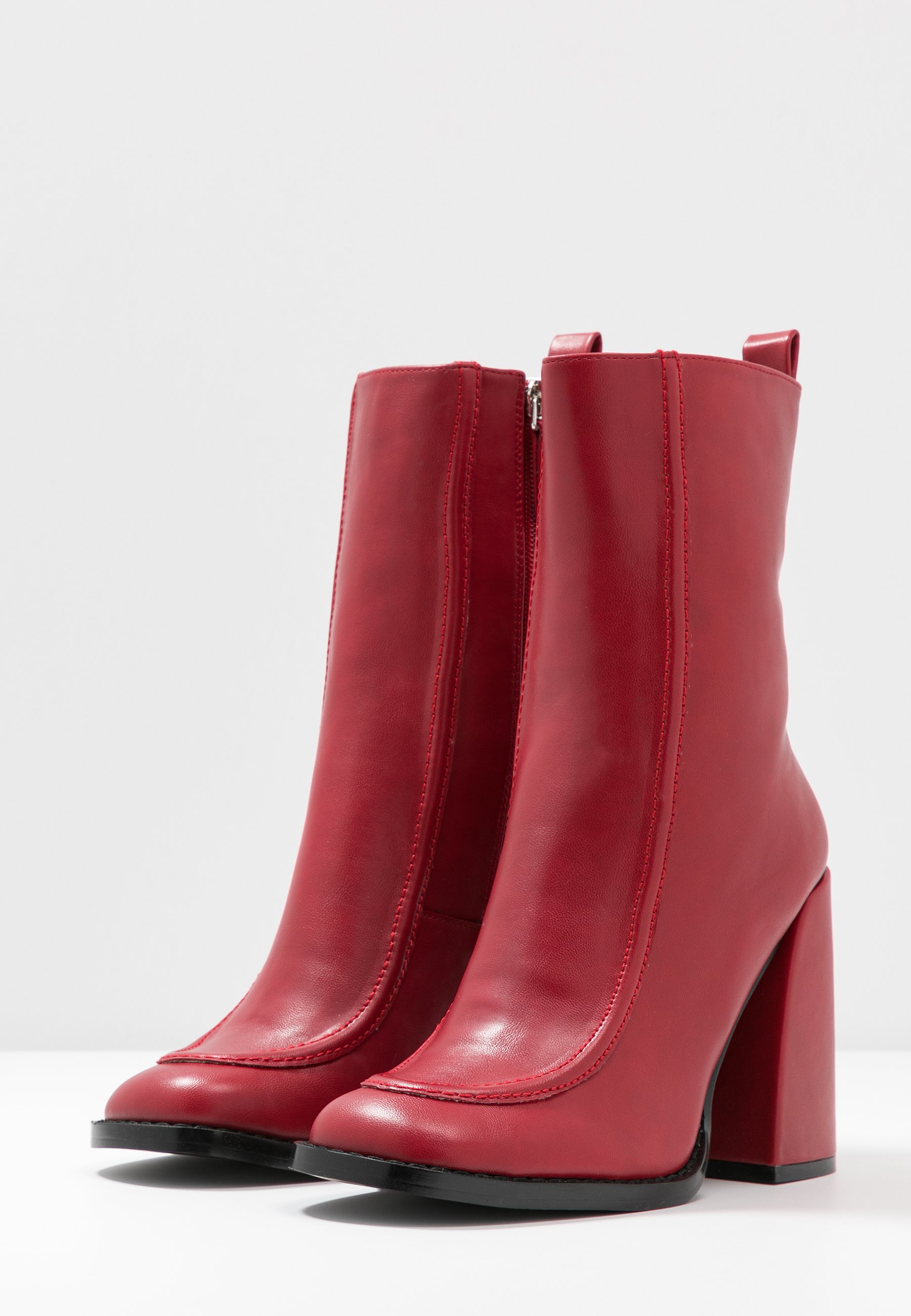 Koi Footwear VEGAN Enkellaarsjes met hoge hak redRood Koi Footwear VEGAN Enkellaarsjes met hoge hak redRood