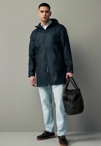Next RUBBERISED HOODED - REGULAR FIT - Regnjakke / vandafvisende jakker - navy blue