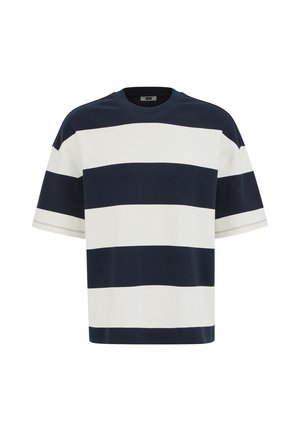 WE Fashion, Print T-shirt - dark blue