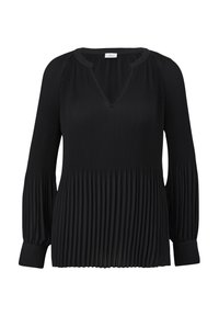 s.Oliver BLACK LABEL MIT PLISSEE-STRUKTUR - Blouse - true black