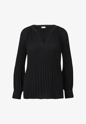 s.Oliver BLACK LABEL MIT PLISSEE-STRUKTUR - Blouse - true black