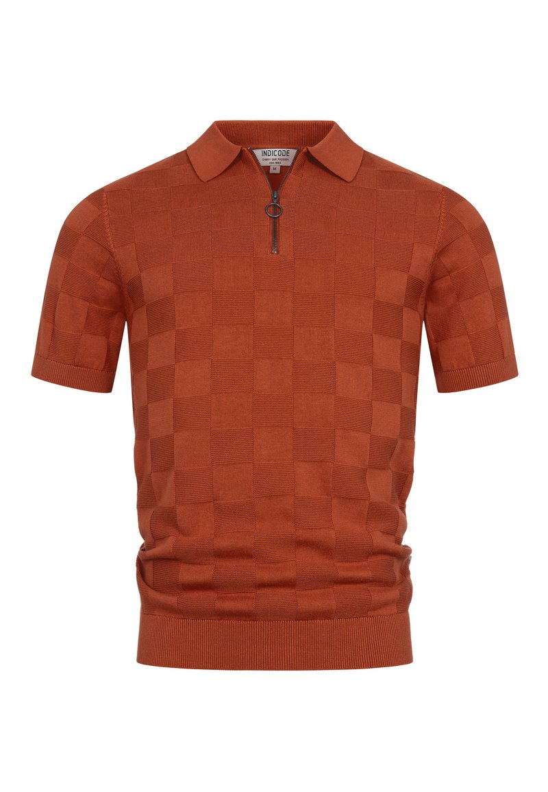 INDICODE JEANS INFRAS - Polo - baked clay/anaranjado jaspeado - Zalando.es
