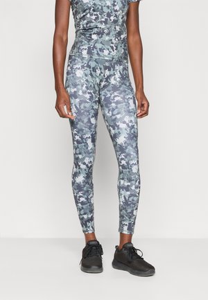 TRAINING LEGGINGS COMBAT - Leggings - green/black