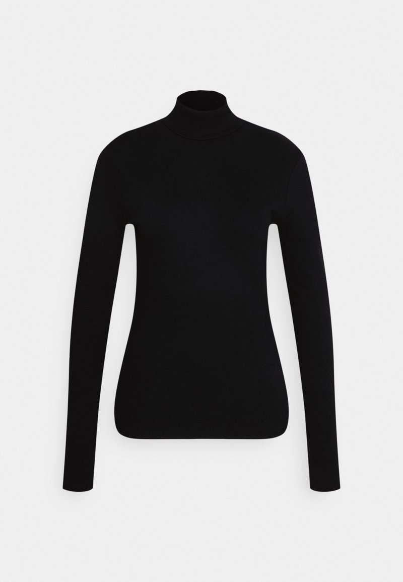 Gestuz - ROLLNECK - Top s dlouhým rukávem - black, Zvětšit