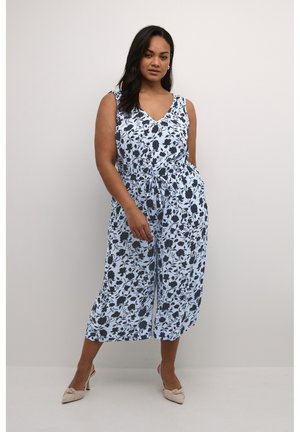 Kaffe Curve ISMA AMI - Jumpsuit - blue tone graphic flower