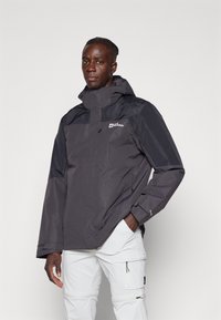 Jack Wolfskin ROMBERG 3IN1 - Giacca outdoor - phantom