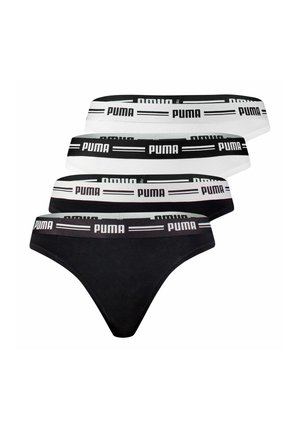 SOFT GUMMIBUND LOGO 4ER PACK - String - schwarz/weiß